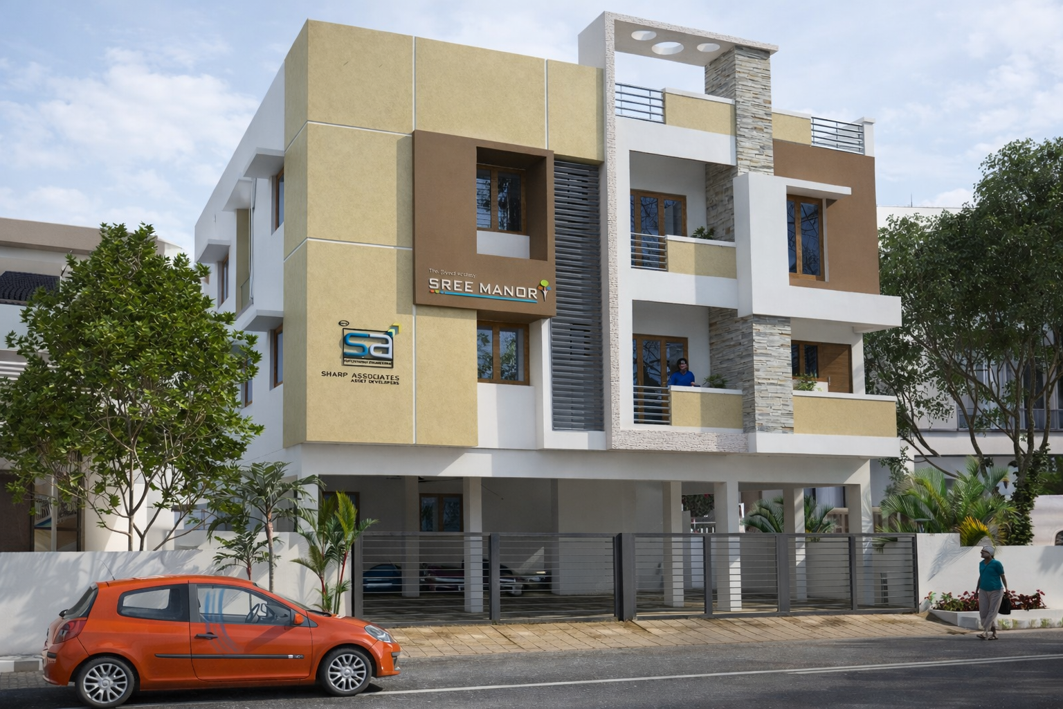 Modern structure by Sharp Associates